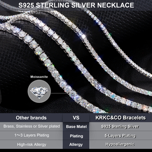 Cadena <span class=keywords><strong>de</strong></span> Tenis <span class=keywords><strong>de</strong></span> Moissanita Regalos Hechos a Mano 2mm 3mm 4mm 5mm <span class=keywords><strong>Plata</strong></span> 925 Chapada en <span class=keywords><strong>Oro</strong></span> <span class=keywords><strong>de</strong></span> 14K <span class=keywords><strong>y</strong></span> 18K Collar <span class=keywords><strong>de</strong></span> Moissanita <span class=keywords><strong>para</strong></span> <span class=keywords><strong>Hombres</strong></span> <span class=keywords><strong>y</strong></span> Mujeres - Product Image 4