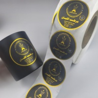 Autocollants en Bopp imperméables avec logo personnalisé, argent brillant, imprimés avec une forte adhérence pour les étiquettes de bouteilles