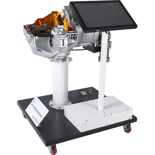 BYD E5 Pure Electric Vehicle's Drive Motor + Gearbox Dissection Demonstration Bench