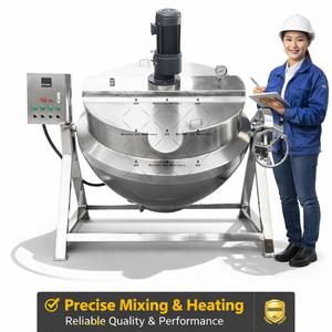 Electric Steam Heating Tilting Cooking Pot for Meat Rice Jacketed <b>Kettle</b> - Product Image 1