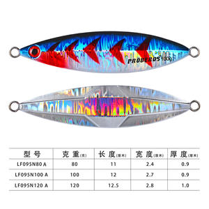 Jig métallique à descente lente <span class=keywords><strong>pas</strong></span> <span class=keywords><strong>cher</strong></span>, cuillère à lancer 80g 120g, appât artificiel marin, jigging côtier, leurre de pêche métallique, équipement de pêche - Product Image 6