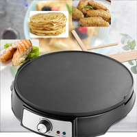 Crêpière électrique automatique en aluminium à usage domestique avec plaques détachables