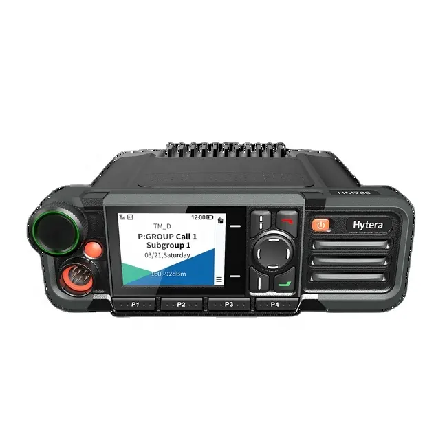 Hytera-intercomunicador digital/analógico para vehículo, dispositivo digital de cifrado para vehículos con tecnología de cancelación de ruido basado en Al GPS, modelo HM 785