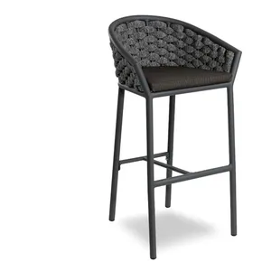 High-end dış mekan mobilyası üretici endonezya üreme çelik sandalye