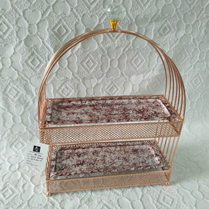 Nouvel arrivage top vente Cup cake Stand pour intérieur et extérieur Décoration de Noël Élégant et pratique Fer fait - Product Image 1