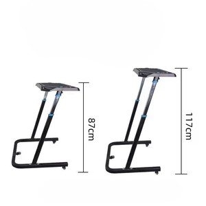 Mesa de entrenamiento multifuncional <span class=keywords><strong>para</strong></span> bicicleta, altura ajustable, mesa móvil <span class=keywords><strong>para</strong></span> ciclismo en casa, soporte <span class=keywords><strong>para</strong></span> entrenador de bicicleta de interior, estación de trabajo. - Product Image 5
