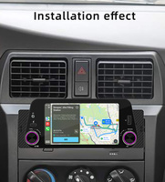 BQCC Autoradio 1 Din 5 pouces avec CarPlay, amplificateur stéréo, caméra de recul, lecteurs MP3/MP4, dashcam, écran tactile, aide au stationnement, montage sur tableau de bord