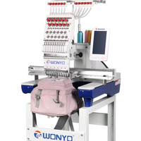 Machine à broder automatique à tête unique 360*510mm avec écran tactile de 10 pouces WY1501