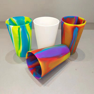 Silicone Water <b>Cup</b> 480ml <b>Large</b> Capacity Travel Use Custom Colors Unisex - Product Image 4