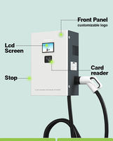 Nouvelle borne de recharge rapide DC pour véhicules électriques 30kW 40kW CCS avec gestion intelligente de l'énergie 4G WiFi