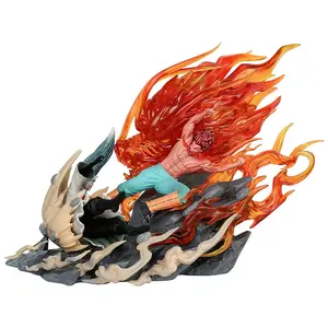 2024 baru 19cm Narutos Hokage mungkin Guy VS Uchiha Madara Anime figur aksi Figma Figurine PVC Resin mainan