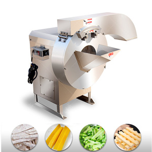 Machine de découpe de frites haute capacité Machine de découpe de frites Radis Taro Bandes Slitter coupe-légumes - Product Image 5