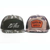 Topi Trucker 7 Panel Terlaris dengan Patch Tenun Harga Grosir