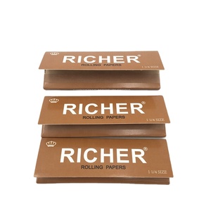 กระดาษมวนบุหรี่ริชเชอร์ คิงไซส์ สลิม สีน้ำตาล แบบแพ็คสี่เหลี่ยม - Product Image 2