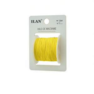 Filo per macramè Ilan 1 mm, circa 20 m, set multicolore per lavori artigianali - Product Image 1