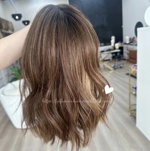 Perruque Bob en dentelle HD sans colle, qualité casher juive, avec ondulations à la clavicule, perruque en cheveux humains à nœud unique en silicone pour femmes - Product Image 3