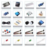 Kit de démarrage ESP32, ensemble complet de développement avec module WiFi/Ble ESP-32S, capteurs, kit de démarrage de base ESP32 pour projets IoT