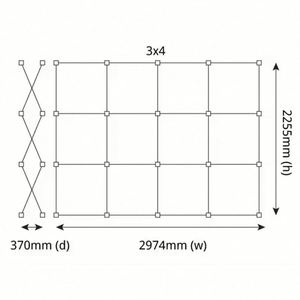 Advertising Event Eco-Friendly Lightweight Aluminum <b>Frame</b> Pop-Up Backlit LED SEG Display <b>Backdrop</b> with Custom Fabric Print - Product Image 3