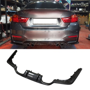 3D Style Carbon Wide Body Kit Front Rear Bumper <b>Lip</b> Diffuser Chin Spoiler <b>Splitters</b> for BMW F80 M3 F82 F83 M4 - Product Image 4