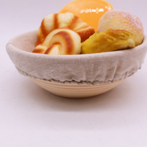 Panier à pain en rotin naturel fait à la main de 9 pouces de diamètre et 7 pouces de hauteur, panier à pain en rotin pour la levée du pain - Product Image 4
