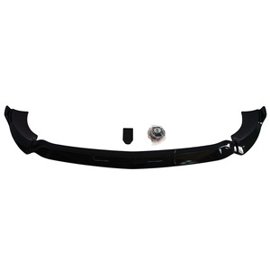 Mercedes-Benz E-Class W213 Front Lip B-Style Black Fiberglass Sports Bumper Splitter 3-Piece Kit - Product Image 3