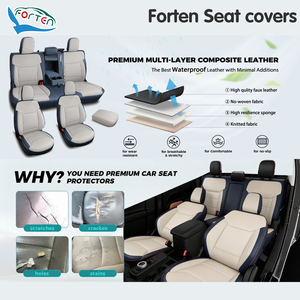 Set Completo Originale di <span class=keywords><strong>Sedili</strong></span> Auto Modificati, Accessori <span class=keywords><strong>Ford</strong></span> 2024, Compatibili con <span class=keywords><strong>Ford</strong></span> Maverick XL XLT Lariat SuperCrew 2022-2026, Coprisedili - Product Image 4