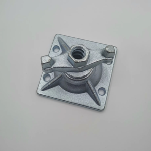 Tuerca de ala galvanizada para varilla de encofrado de hormigón, tuerca de encofrado articulada de placa cuadrada forjada para andamios - Product Image 2