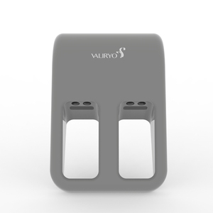 Asciugamani Elettrico Minimalista Argento Metallizzato 1200W 360 °   Accessori da Bagno in Metallo a Doppia Camera ad Asciugatura Rapida - Product Image 1