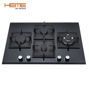 Hot Sale Zhongshan China Cooktop Tempered Glass Kitchen Built in 4 Burner Gas Stove - Product Image 1