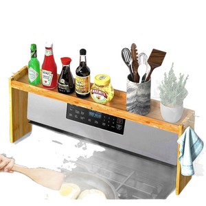 Estante para especias de bambú para cocina, diseño minimalista - Product Image 5