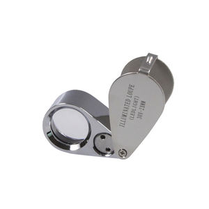 Top-Selling <span class=keywords><strong>30X</strong></span> Vergroting Led Licht <span class=keywords><strong>Triplet</strong></span> Juweliers Eye Loep - Product Image 2