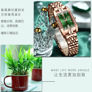 Nouvelle montre <span class=keywords><strong>suisse</strong></span> pour femme, étanche, à quartz, tendance, avec bracelet en cuir, collection AliExpress, une génération de style. - Product Image 2
