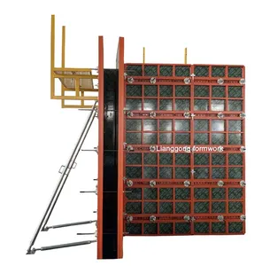 梁宫钢架模板施工混凝土墙柱混凝土面板胶合板施工墙用钢模板