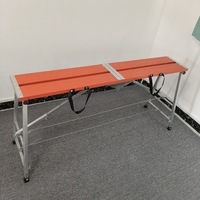 Plateforme de travail pliable portable en aluminium, échafaudage pour travaux de construction, peinture, entretien, service OEM personnalisé