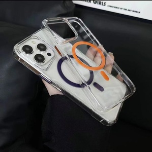 Étui de protection transparent de luxe en PC antichoc, absorbant tous les chocs, compatible avec <span class=keywords><strong>iPhone</strong></span> 15 Pro Max/17/16/14/13/12/11 - Product Image 3