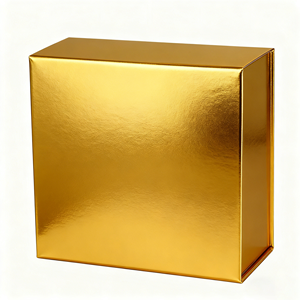 Custom-sized Recyclable Eco-Friendly Rigid Matte Cardboard UV Folding Magnetic Flip-Top Gift Box Custom Printed Textured <strong>Paper</strong> - Product Image 3
