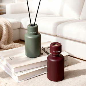 Diffuseur de parfum en céramique, forme cylindrique, artisanal, parfum longue durée, 6 mois, rechargeable, parfum d'ambiance pour la maison - Product Image 2