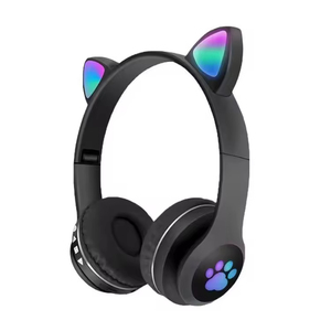 Auriculares Inalámbricos con Oreja de Gato, Auriculares Inalámbricos Plegables con Flash LED Estéreo, Emisores de Luz - Product Image 6