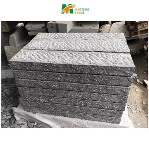 लोकप्रिय ग्रेनाइट G654 डार्क ग्रे कटघरा उद्यान पत्थर Palisades 100x25x5 cm