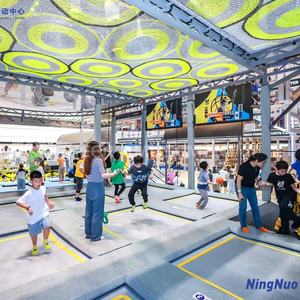 Centre de jeux de sport familial parc de toboggan intérieur enfants adultes aire de jeux équipement de parc d'aventure commercial - Product Image 4