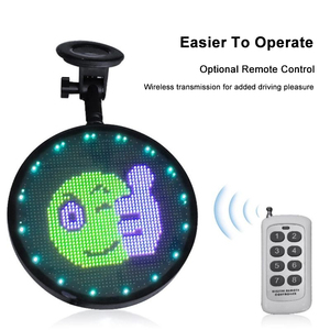 Écran à LED pour voiture de fabrication Lumière d'expression à LED Ronde Écran de <span class=keywords><strong>taxi</strong></span> à LED Écran d'expression pour lunette arrière de voiture Écran d'expression pour voiture à LED - Product Image 4