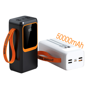 Super Fast Charging Power Bank 50000mah Portable Charger TYPE-C 22.5W Portable LED PowerBanks 50000 MAh High Capacity PD