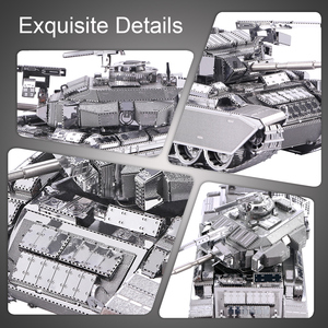 Modèle d'assemblage en métal 3D Piececool Centurion <span class=keywords><strong>AFV</strong></span>, véhicule historique mécanique détaillé, objet d'art, cadeau pour adultes et enfants - Product Image 6