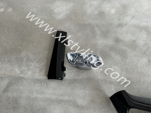Kit carrosserie pour <span class=keywords><strong>Mercedes</strong></span> Benz W206 21 + Grille avant C63 Diffuseur arrière avec tuyaux d'échappement noirs - Product Image 6