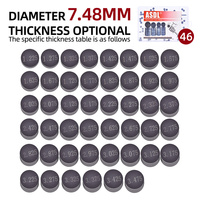 Kit de Cales de Soupape Réglables 7.48mm 9.48mm 8.85-8.9mm 10mm pour Moto Yamaha, Suzuki, Honda, Kawasaki, KTM