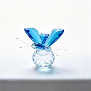 Venta Directa de Fábrica de Adornos de Mariposas Tridimensionales de Cristal para Decoración del Hogar, Manualidades, Mostradores y Salas de Exposiciones - Product Image 3