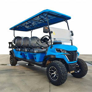 Voiturette de golf électrique 6 places de haute qualité avec sièges confortables, idéale pour l'extérieur, vente en gros au meilleur prix - Product Image 4