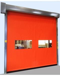 2025 New Plastic <strong>High</strong> <strong>Speed</strong> Roll up <strong>Doors</strong> Windproof Industrial <strong>Zipper</strong> Rapid Rolling Top <strong>Door</strong> PVC Fast Roller Shutter Garage <strong>Door</strong> - Product Image 1