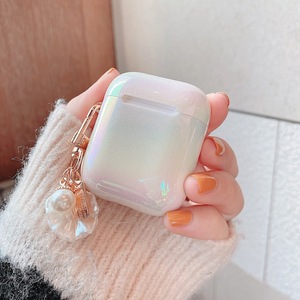 Porte-clés personnalisé à la mode coréenne, étui pour écouteurs <span class=keywords><strong>Airpods</strong></span> avec paillettes brillantes, étui pour écouteurs <span class=keywords><strong>Airpods</strong></span> avec paillettes brillantes, porte-clés pour filles - Product Image 2