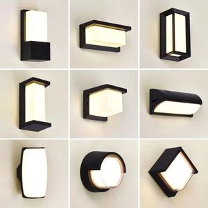 Lámpara LED de pared para exteriores, impermeable, IP65, con Sensor de movimiento PIR, AC85-265V, iluminación decorativa para interiores, hogar, porche, balcón y jardín - Product Image 2